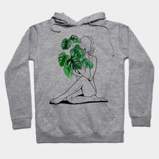 Plants Divine Feminine Energy Hoodie